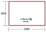 Cタイプ 3.6m×5.4mのスペース